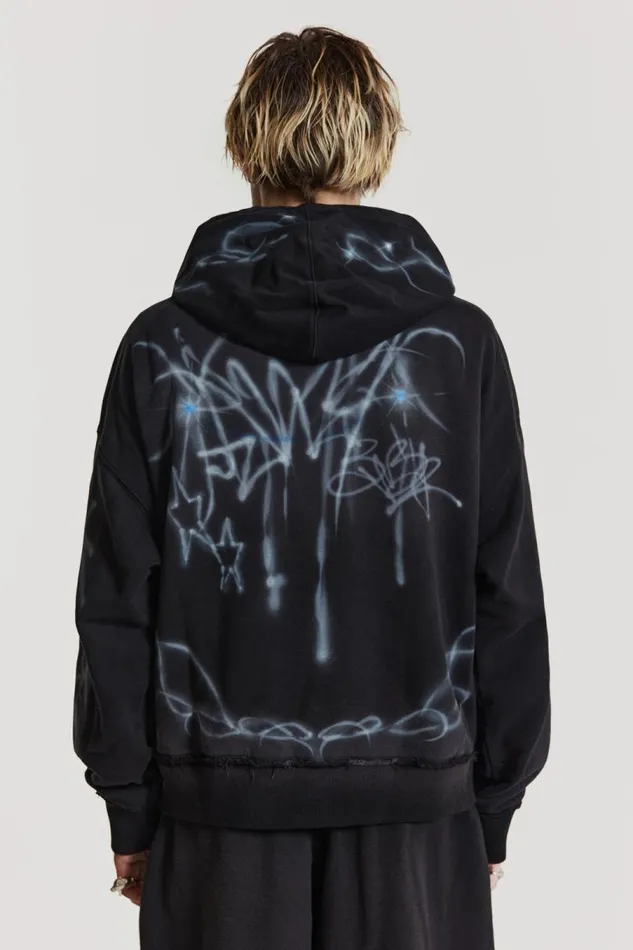 Men Jaded London Hoodies and Sweatshirts Light Across The Water Zip Up Hoodie