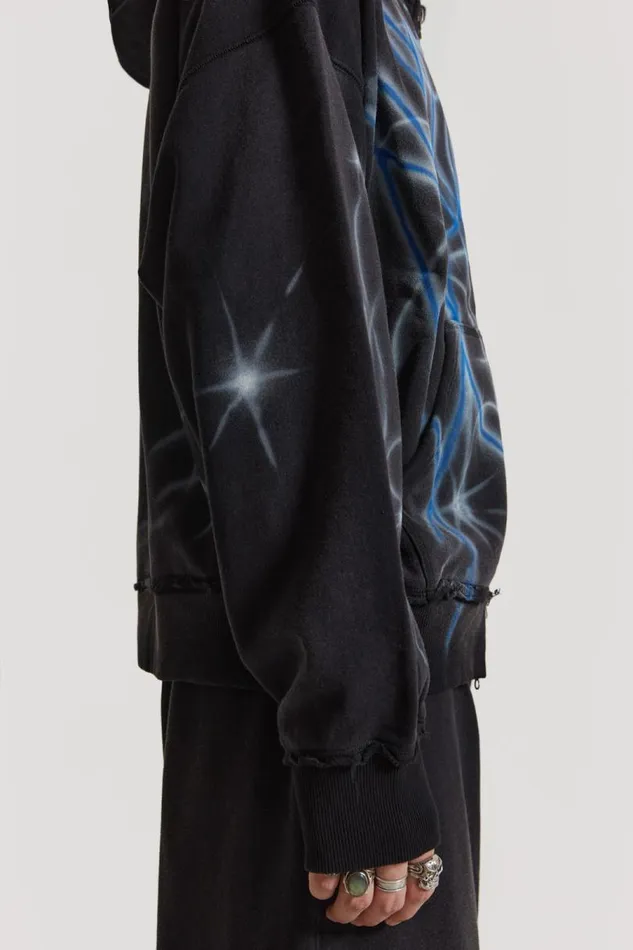 Men Jaded London Hoodies and Sweatshirts Light Across The Water Zip Up Hoodie