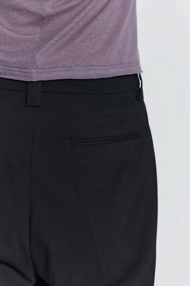 Men Jaded London Shorts and Jorts Black Goliath Tailored Shorts