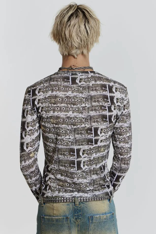 Men Jaded London TShirts Buckle Tee