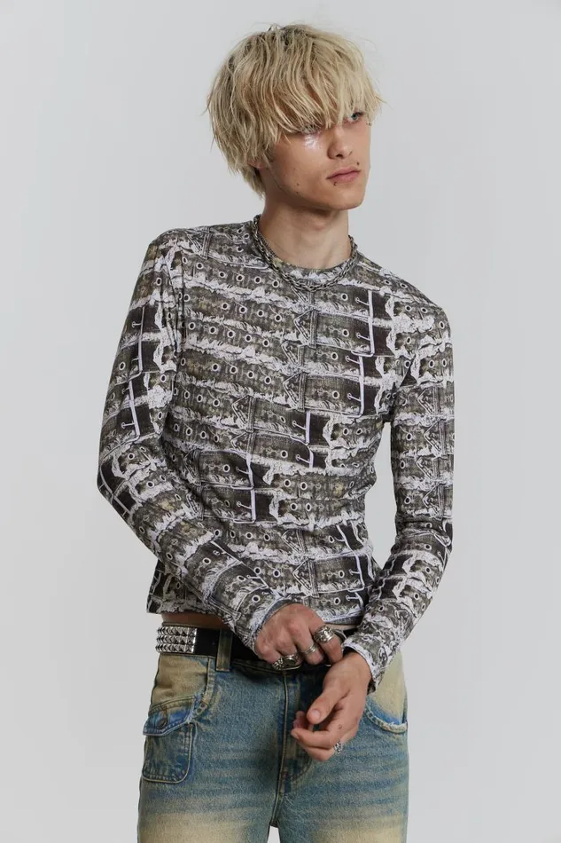 Men Jaded London TShirts Buckle Tee