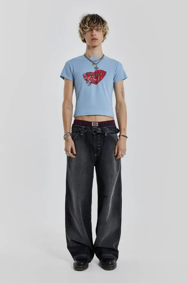 Men Jaded London TShirts Damn Girl Tee