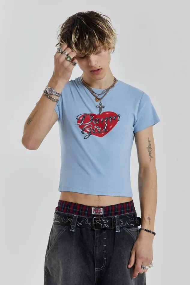 Men Jaded London TShirts Damn Girl Tee