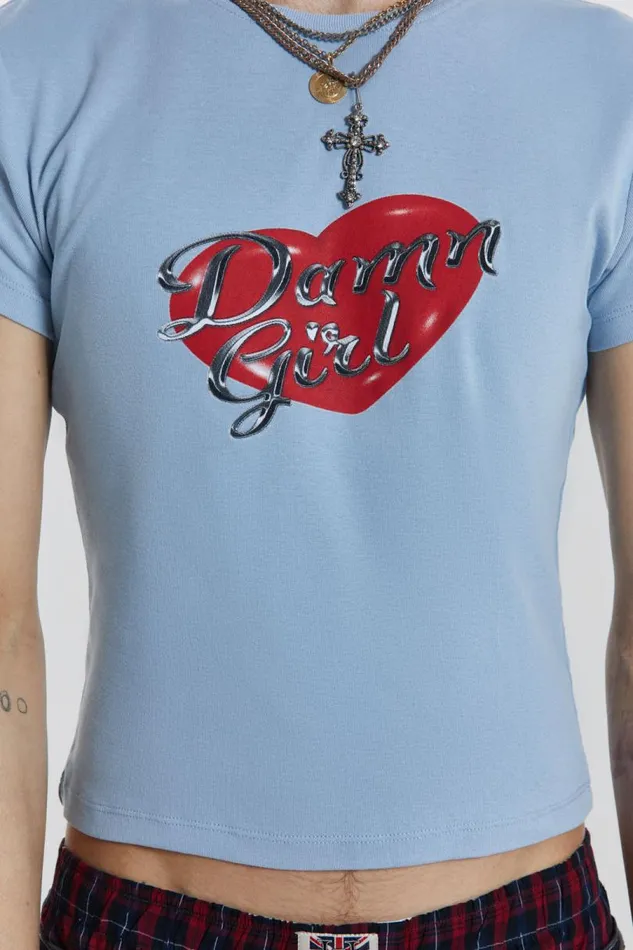Men Jaded London TShirts Damn Girl Tee
