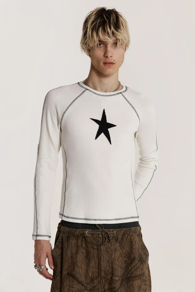 Men Jaded London TShirts Off White Starstruck Tee