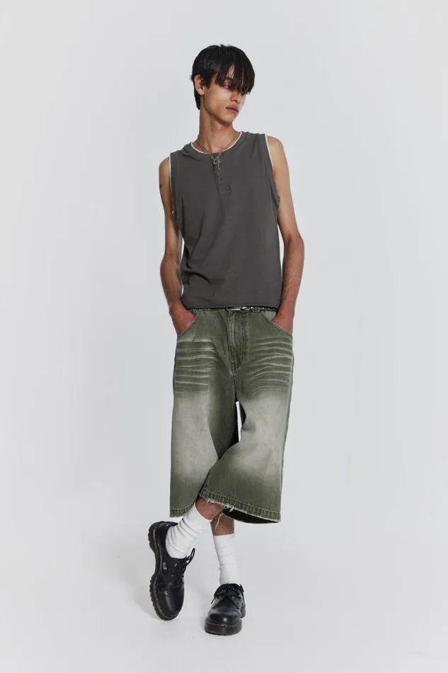 Men Jaded London Vests Troupe Layered Tank