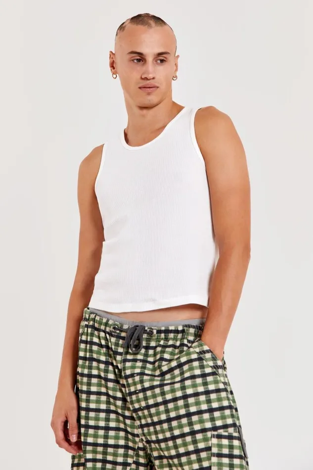 Men Jaded London Vests Waffle Vest