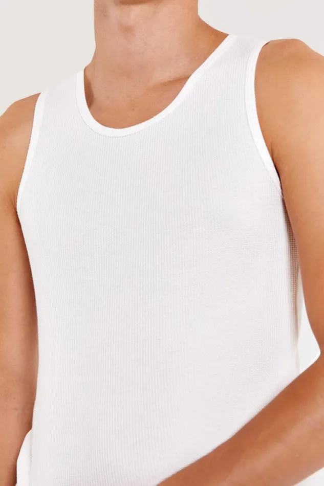 Men Jaded London Vests Waffle Vest