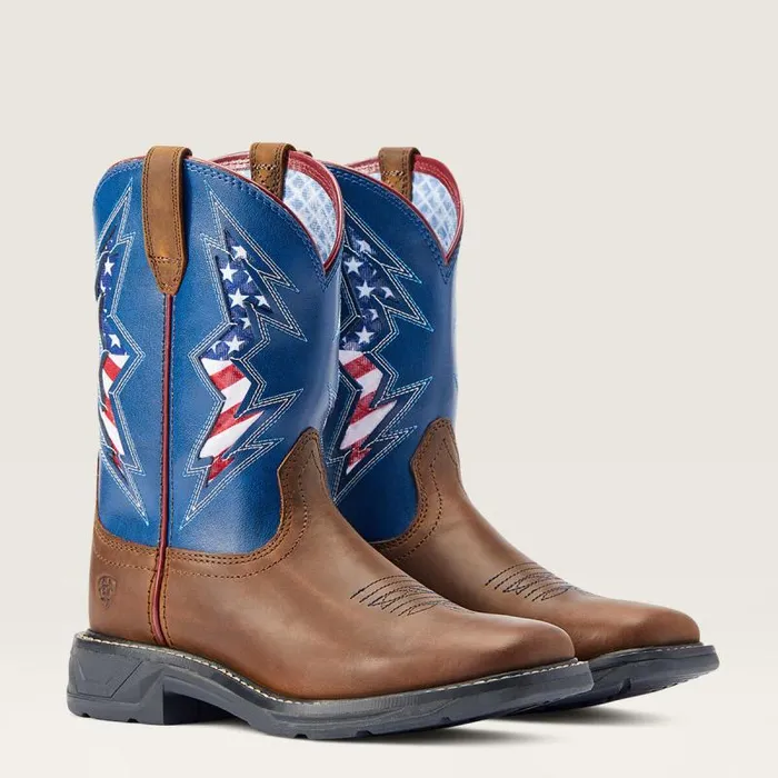 MenKids Work Boots Ariat WorkHog XT VentTEK Bolt Western Boot Distressed Tan MenKids Work Boots Ariat WorkHog XT VentTEK Bolt Western Boot Distressed Tan
