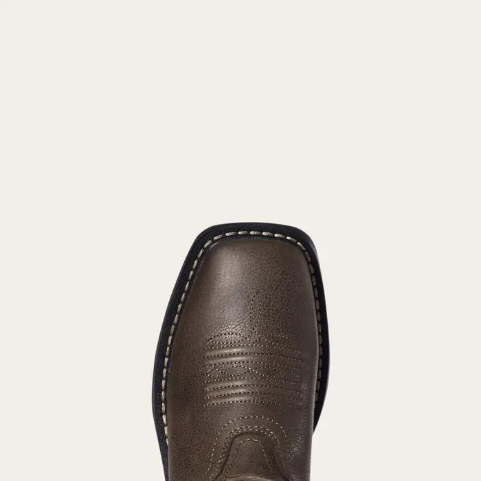 MenKids Work Boots Ariat Youth WorkHog XT VentTEK Bold Boot Iron Coffee
