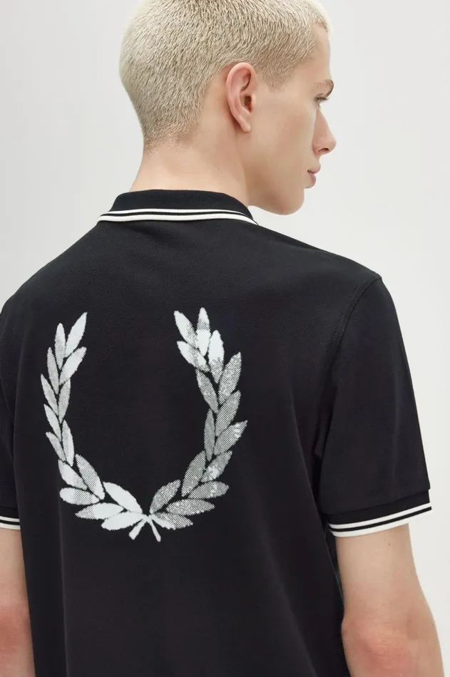 Men Polo Shirts Fred Perry Advantage Perry Polo Shirt Black
