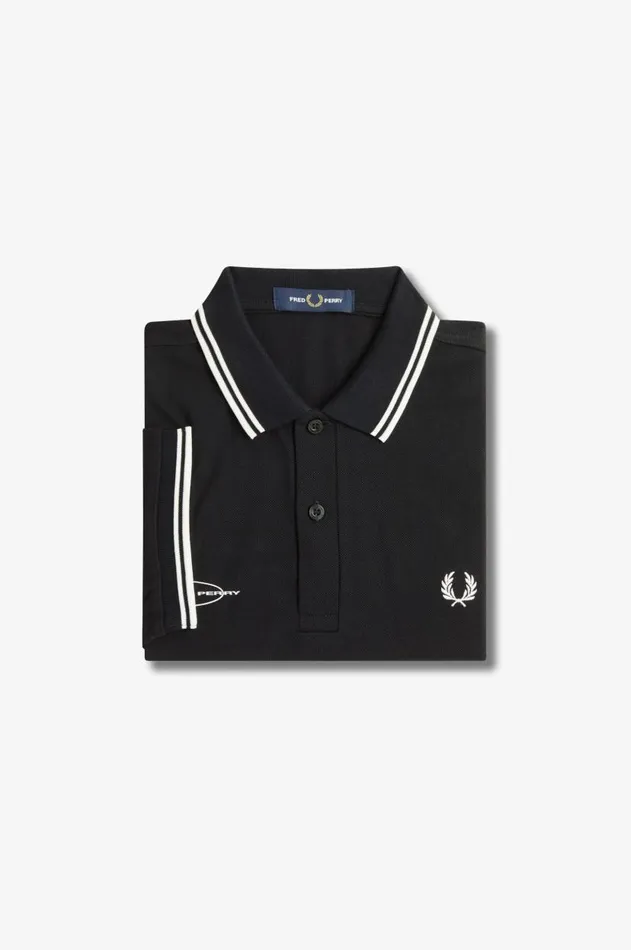 Men Polo Shirts Fred Perry Advantage Perry Polo Shirt Black