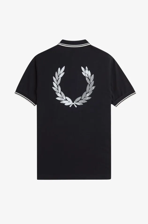 Men Polo Shirts Fred Perry Advantage Perry Polo Shirt Black