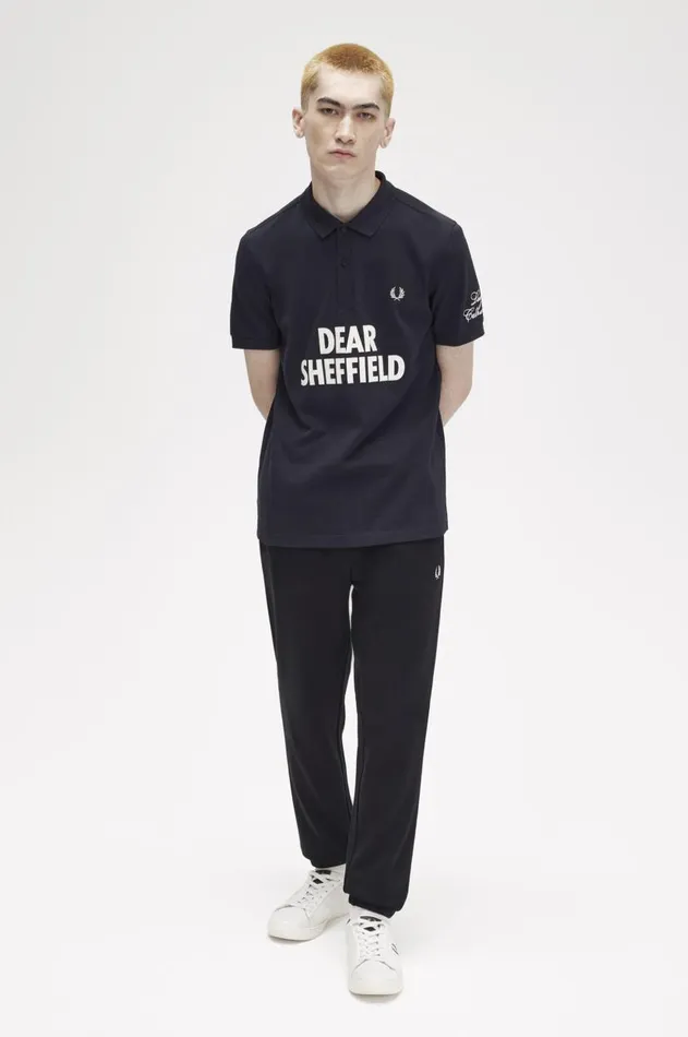 Men Polo Shirts Fred Perry Dear Sheffield Fred Perry Shirt Navy