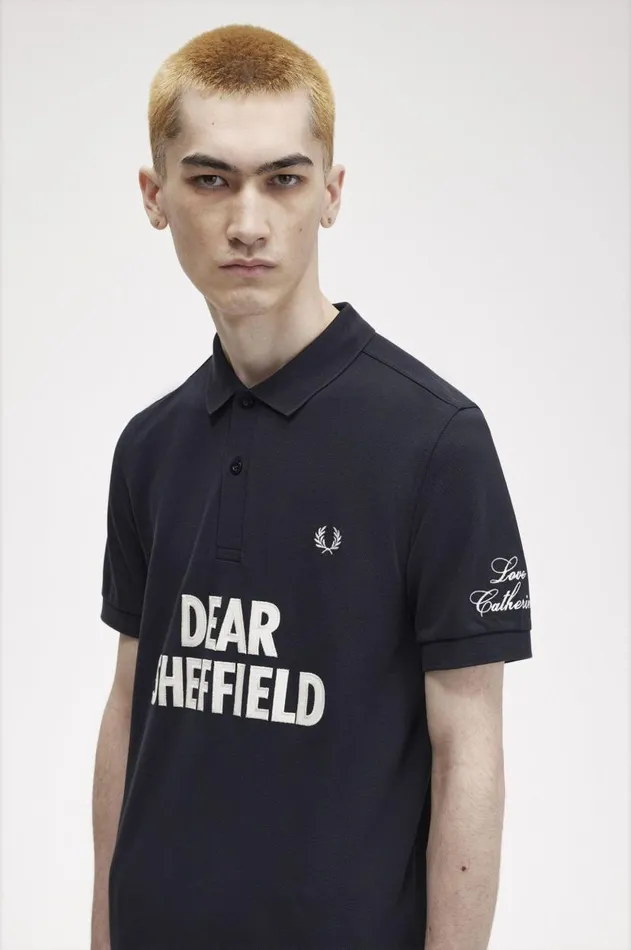 Men Polo Shirts Fred Perry Dear Sheffield Fred Perry Shirt Navy