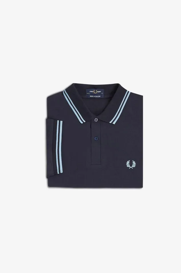 Men Polo Shirts Fred Perry M12 Navyiceice