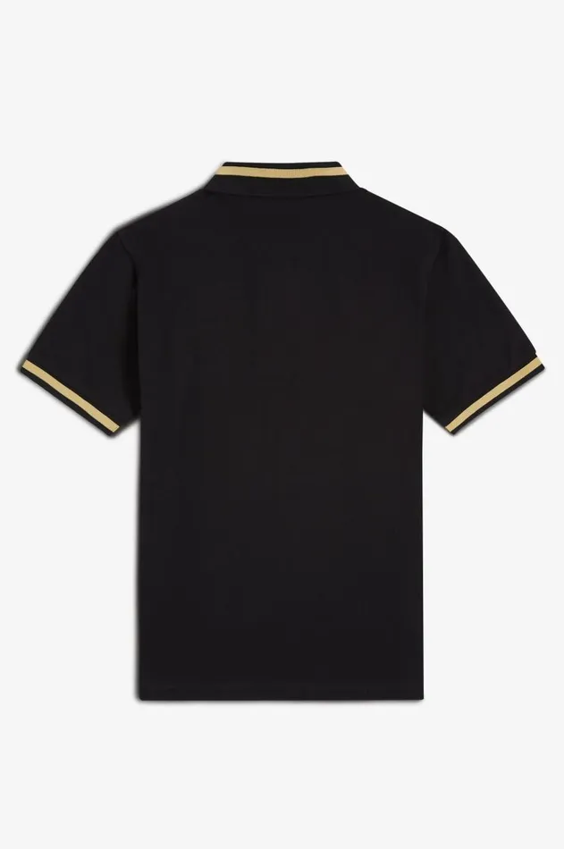 Men Polo Shirts Fred Perry M2 Blackchampagne
