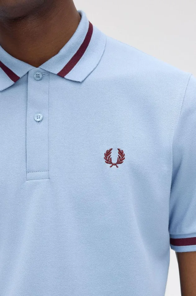 Men Polo Shirts Fred Perry M2 Skyoxblood