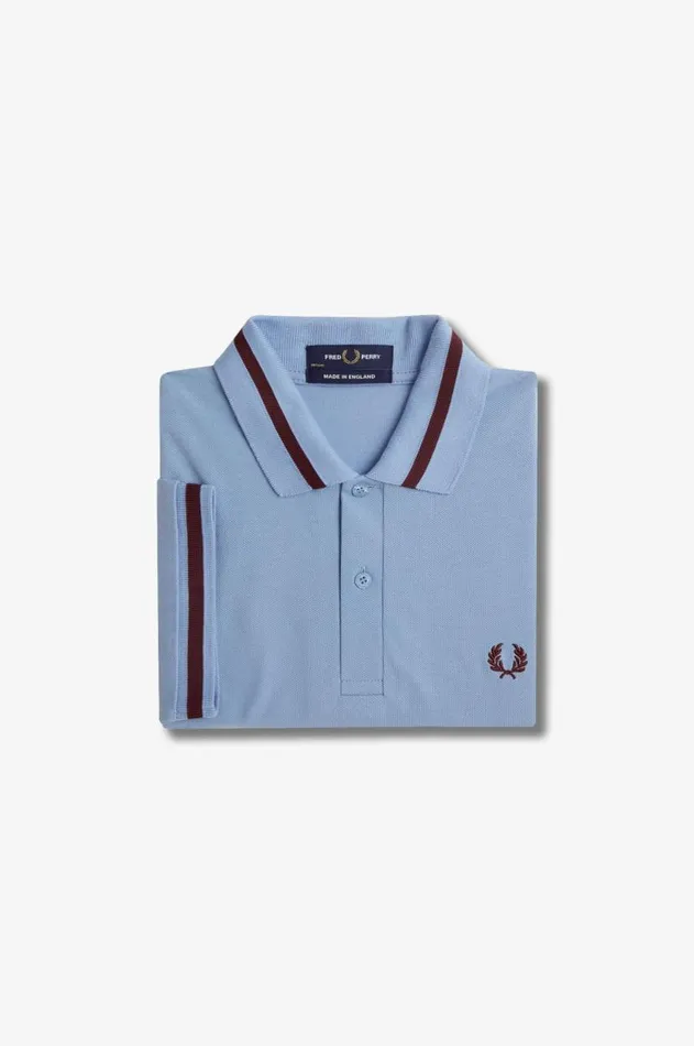 Men Polo Shirts Fred Perry M2 Skyoxblood