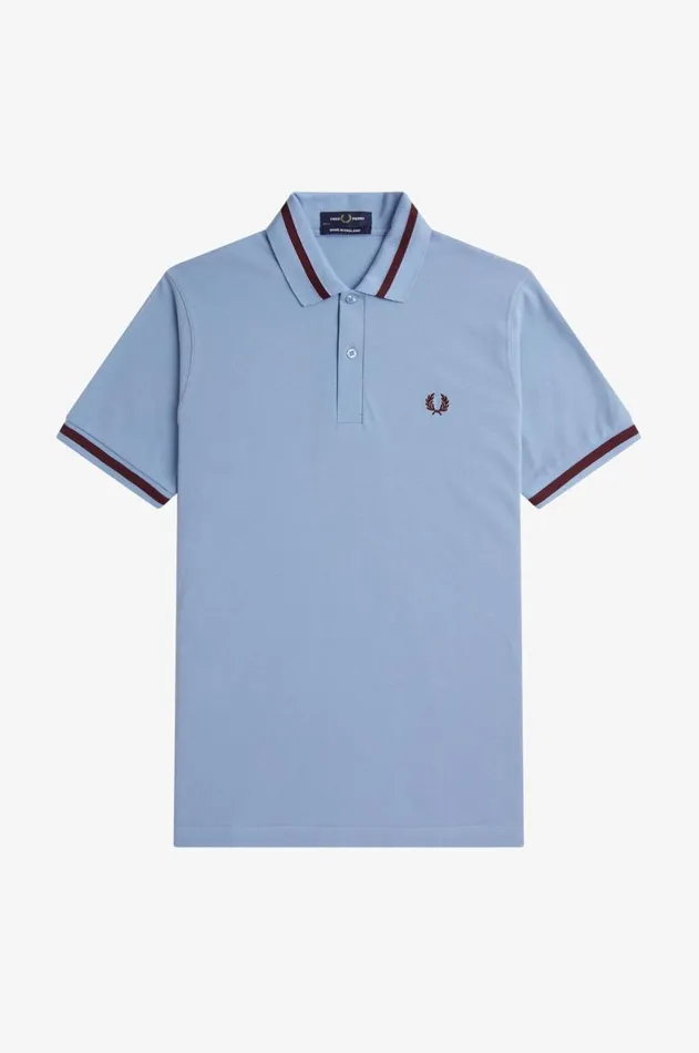 Men Polo Shirts Fred Perry M2 Skyoxblood