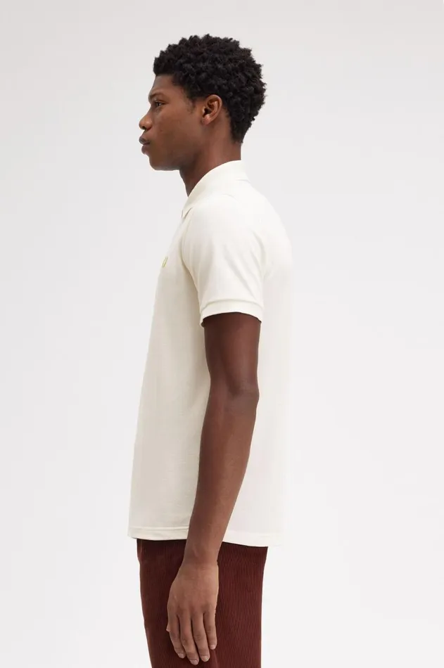 Men Polo Shirts Fred Perry M3 Ecruhoneycomb