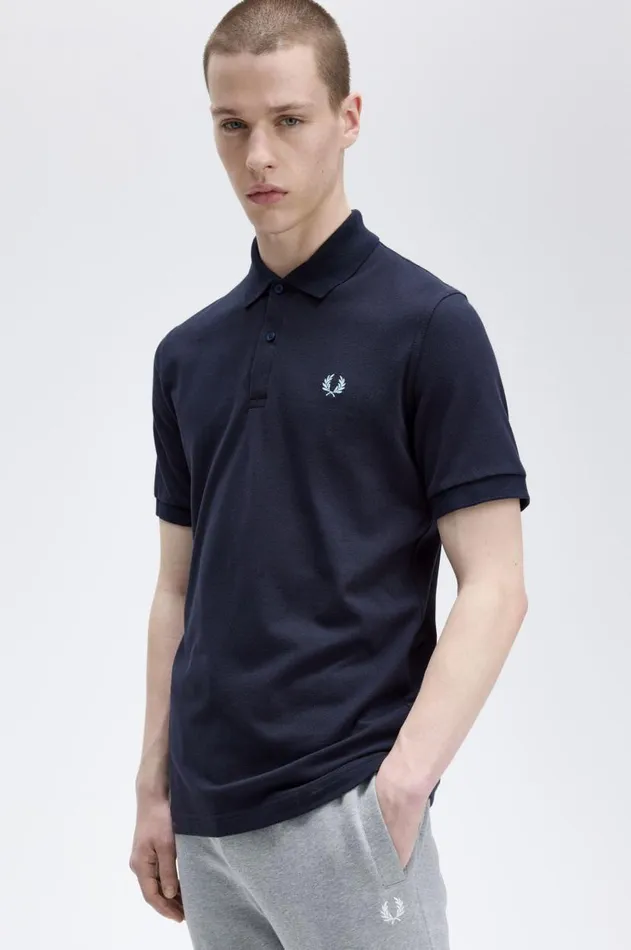 Men Polo Shirts Fred Perry M3 Navyice