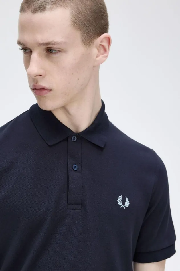 Men Polo Shirts Fred Perry M3 Navyice