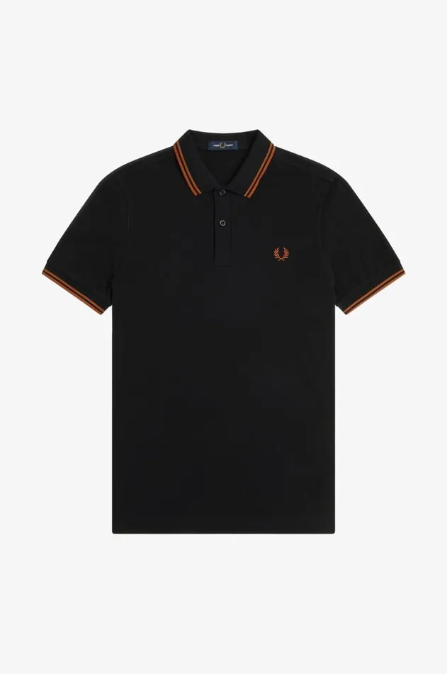 Men Polo Shirts Fred Perry M3600 Blackmarmalademarmalade