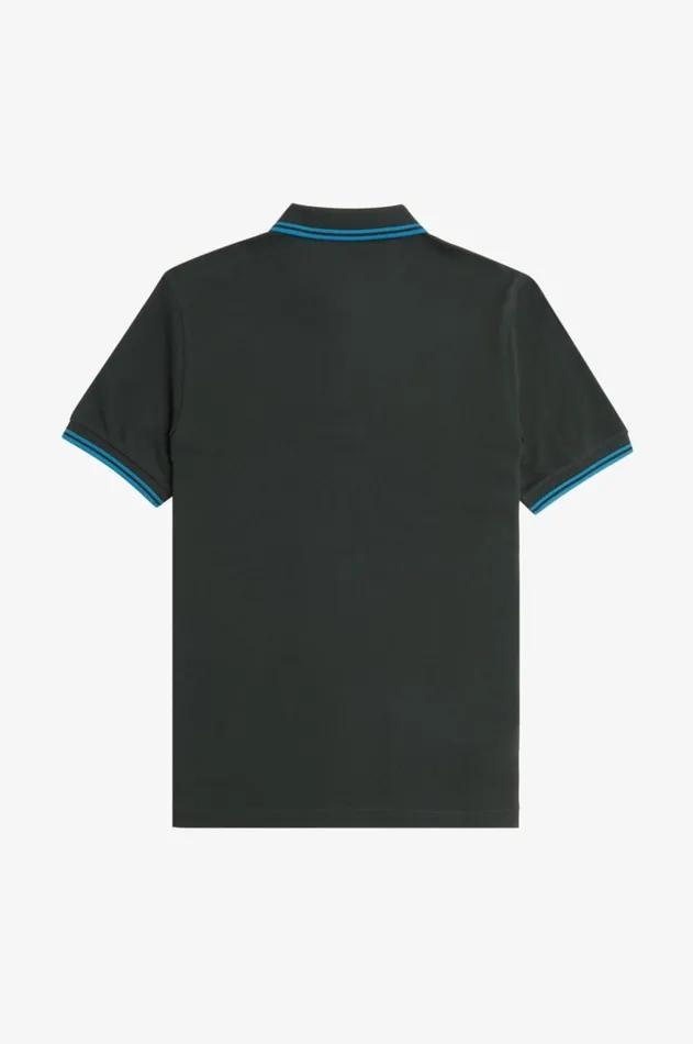 Men Polo Shirts Fred Perry M3600 Night Greenrunaway Bay Oceanrunaway Bay Ocean