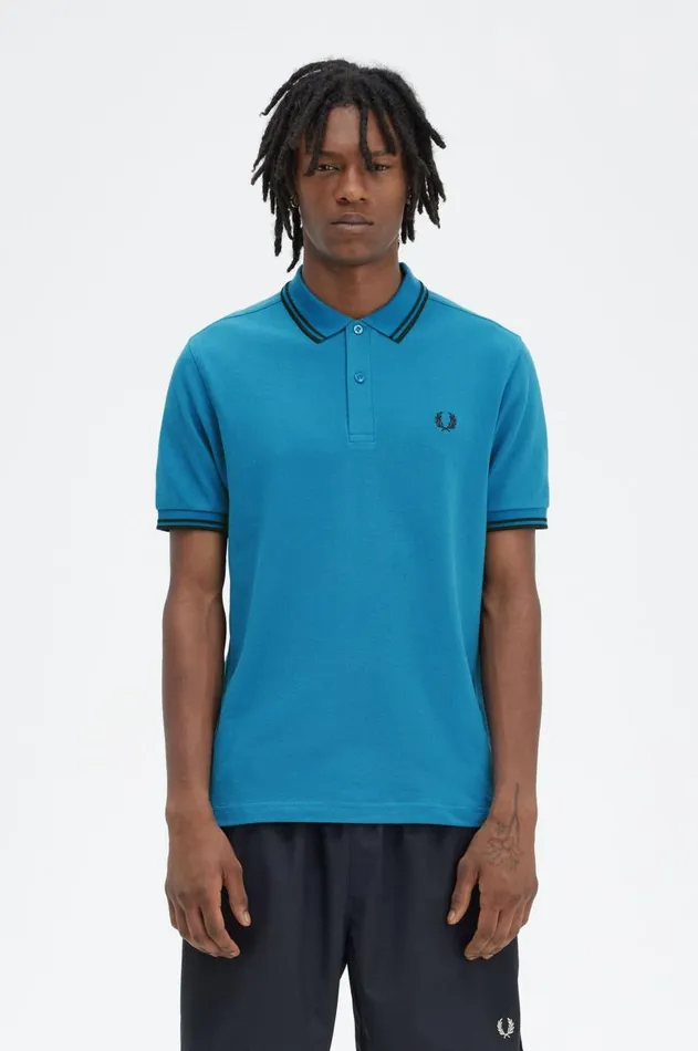 Men Polo Shirts Fred Perry M3600 Runaway Bay Oceannavynavy