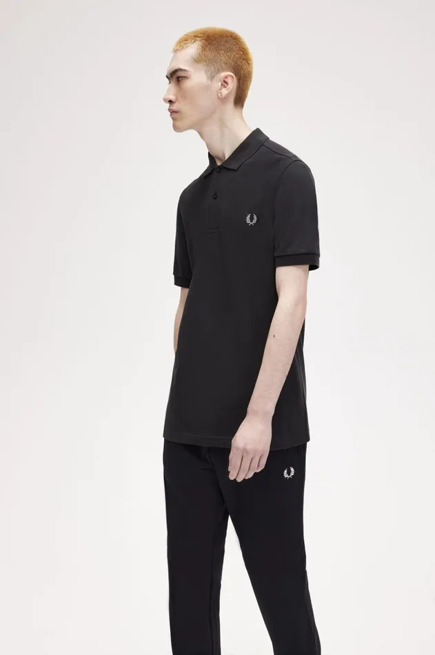 Men Polo Shirts Fred Perry M6000 Anchor Greylimestone