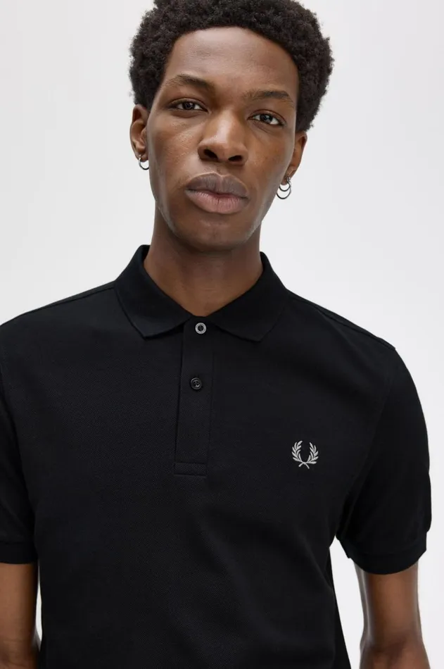 Men Polo Shirts Fred Perry M6000 Blackchrome