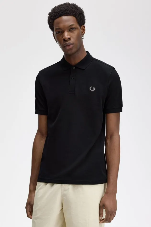 Men Polo Shirts Fred Perry M6000 Blackchrome
