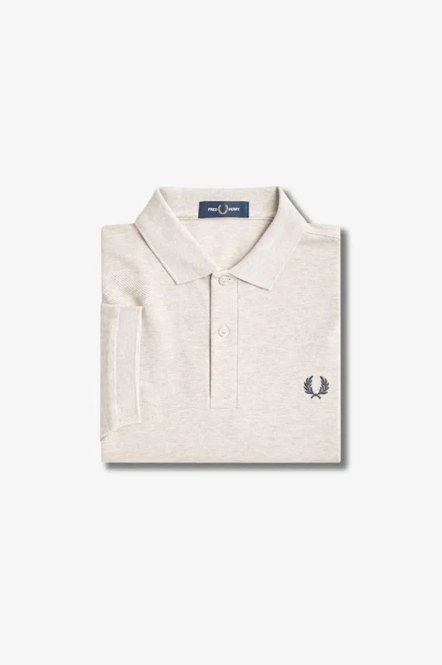 Men Polo Shirts Fred Perry M6000 Porridge Marlanchor Grey