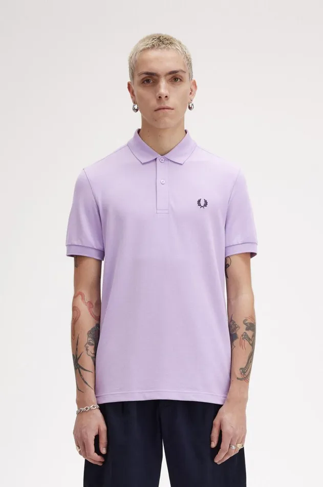 Men Polo Shirts Fred Perry M6000 Ultra Violetnavy