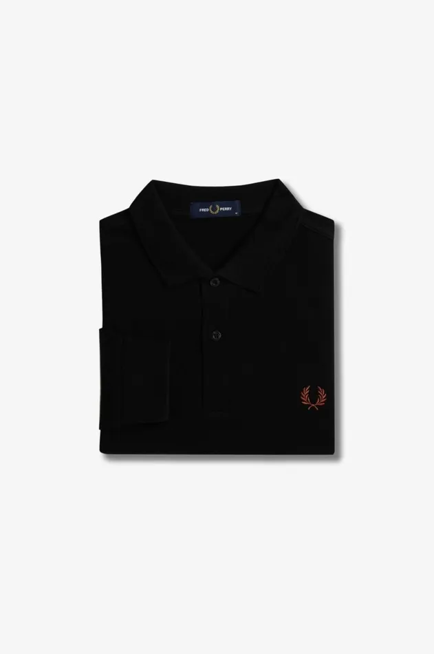 Men Polo Shirts Fred Perry M6006 Blackwhisky Brown