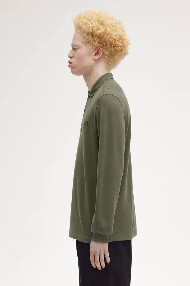Men Polo Shirts Fred Perry M6006 Laurel Wreath Greennight Green