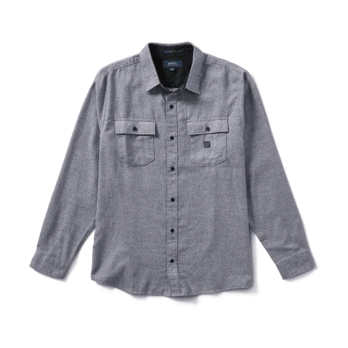 Men Roark Flannels Nordsman Light Long Sleeve Flannel Blue