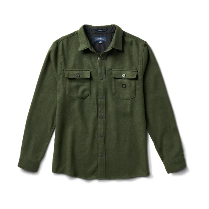 Men Roark Flannels Nordsman Long Sleeve Flannel Dark Military