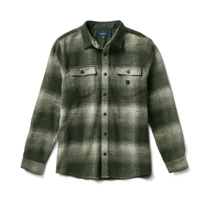 Men Roark Flannels Nordsman Long Sleeve Flannel Dark Military 2