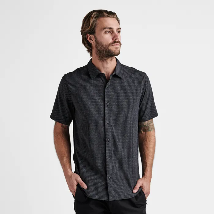 Men Roark Shirts Bless Up Breathable Stretch Shirt Black 2