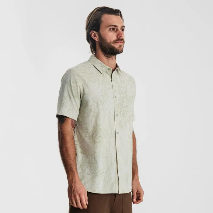 Men Roark Shirts Bless Up Breathable Stretch Shirt Chaparral Sketch Flora