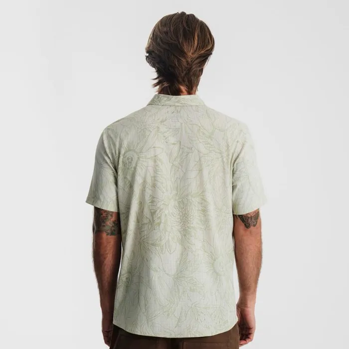 Men Roark Shirts Bless Up Breathable Stretch Shirt Chaparral Sketch Flora