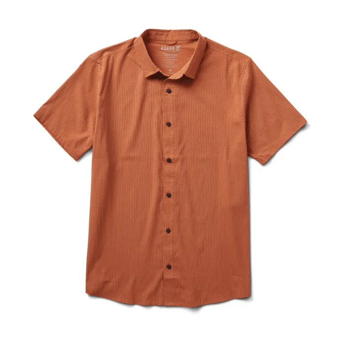 Men Roark Shirts Bless Up Breathable Stretch Shirt Rust