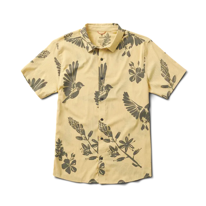 Men Roark Shirts Bless Up Breathable Stretch Shirt Songbird Sunbeam