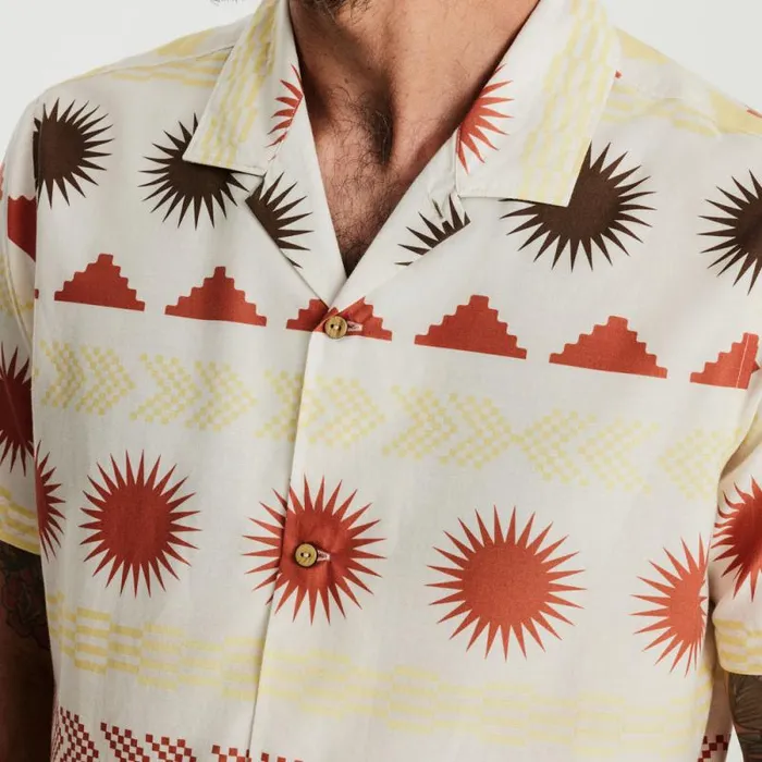 Men Roark Shirts Gonzo Camp Collar Shirt Almond Paste
