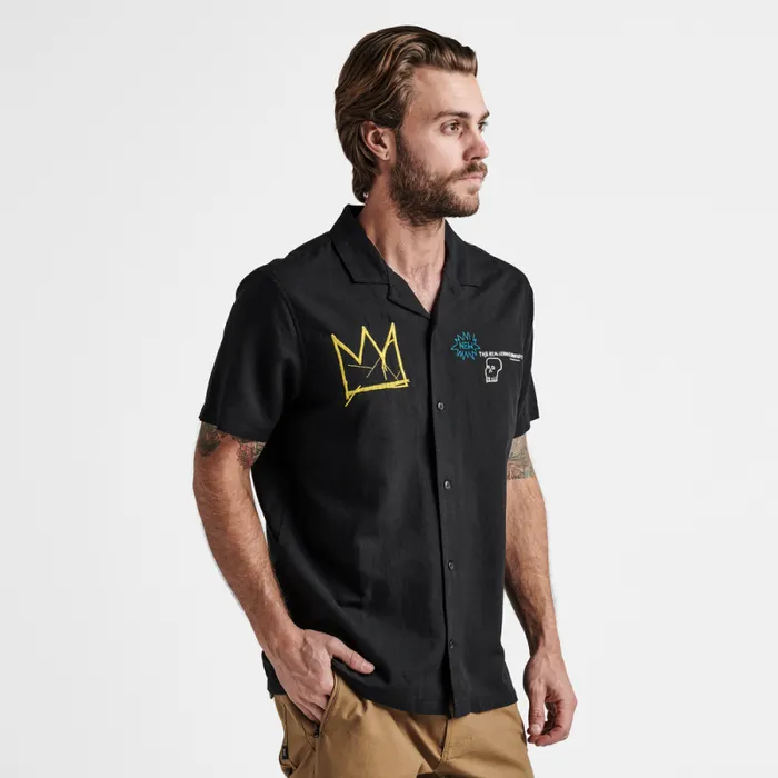 Men Roark Shirts Gonzo Camp Collar Shirt Basquiat