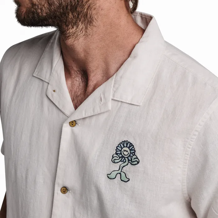 Men Roark Shirts Gonzo Camp Collar Shirt Dusty Lilac