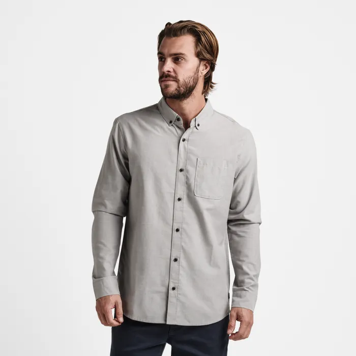 Men Roark Shirts Scholar Long Sleeve Shirt Smoke