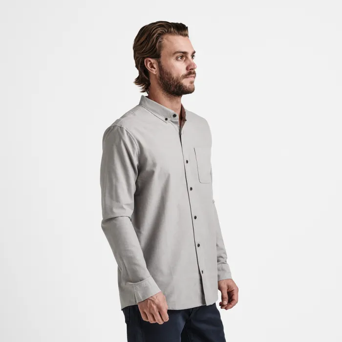 Men Roark Shirts Scholar Long Sleeve Shirt Smoke